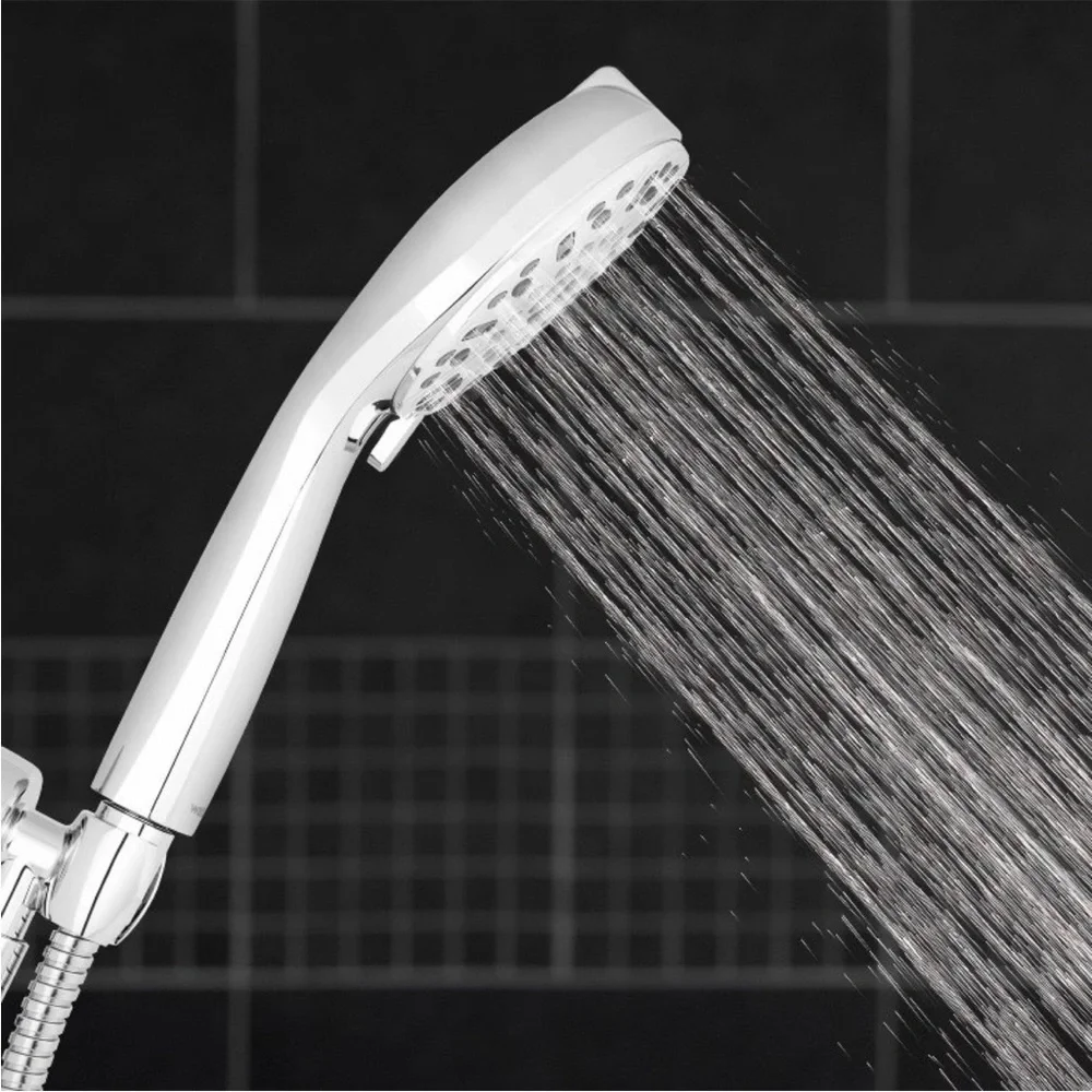 EUC Single Water Pik Hose PowerSpray Shower Head, Multiple Settings All Chrome - Picture 12 of 13